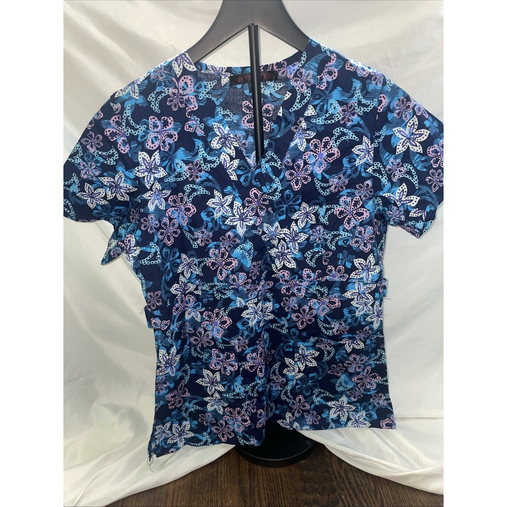 FLEX WOMENS Scrub Top V-Neck  SIZE‎ SMALL